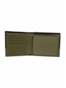Meatfly Meatfly bőr pénztárca Eddie Premium Olive / Black