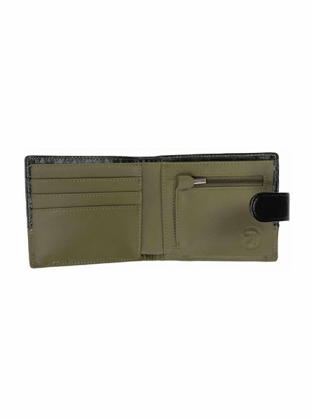 Meatfly Meatfly bőr pénztárca Nathan Premium Olive / Black