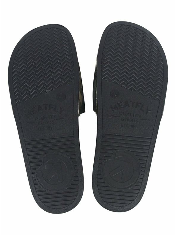 Meatfly Meatfly férfi papucs Hudson Black Camo Ripstop