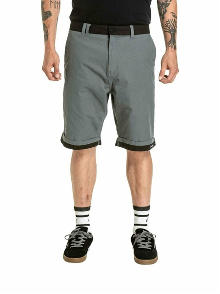 Meatfly Meatfly férfi rövidnadrág Barry 2.0 Grey / Black Ripstop