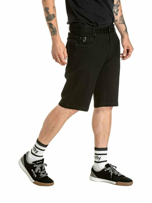 Meatfly Meatfly férfi rövidnadrág Just 2.0 Denim Black