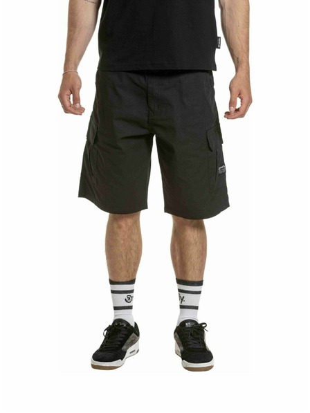 Meatfly Meatfly férfi rövidnadrág Syndrom Black Ripstop