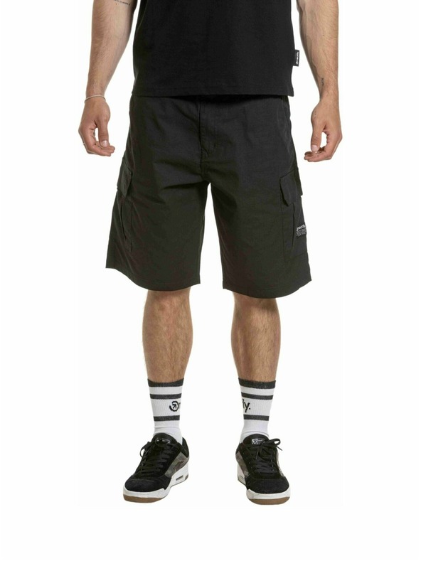 Meatfly Meatfly férfi rövidnadrág Syndrom Black Ripstop