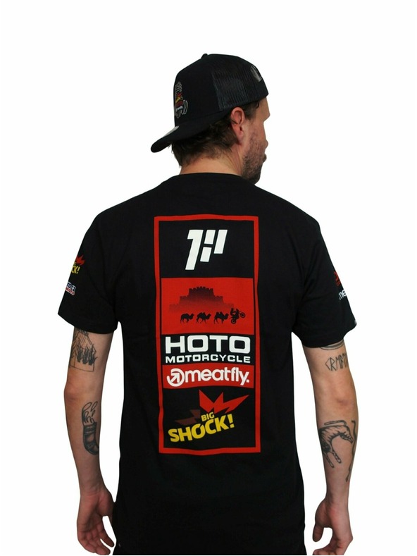 Meatfly Meatfly férfi pólóing Dakar Beduin Black