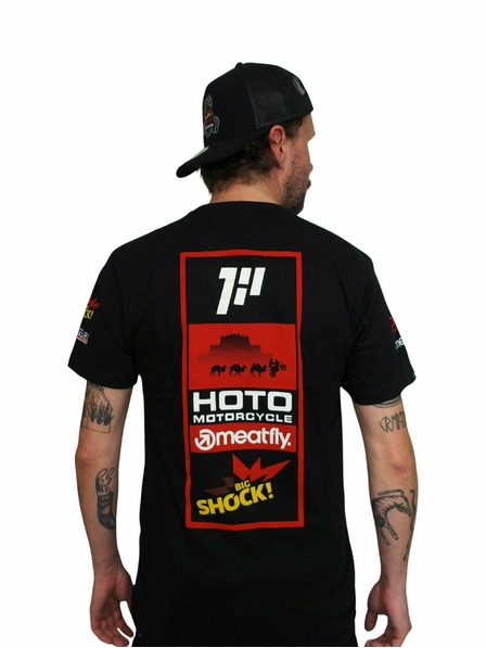 Meatfly Meatfly férfi pólóing Dakar Beduin Black