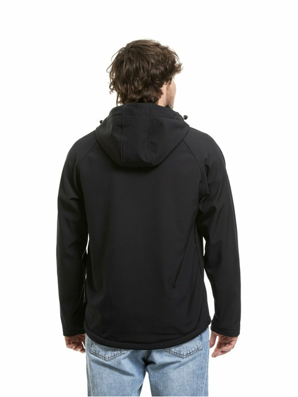 Meatfly Meatfly férfi softshell kabát Rasmussen Black