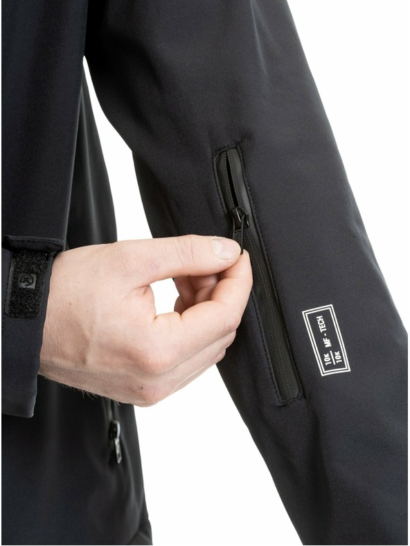 Meatfly Meatfly férfi softshell kabát Rasmussen Black