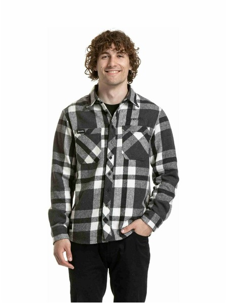 Meatfly Meatfly férfi ing Woody Premium Black