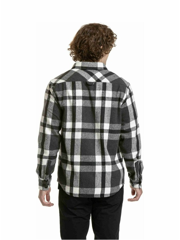 Meatfly Meatfly férfi ing Woody Premium Black