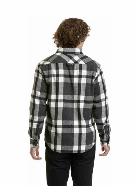 Meatfly Meatfly férfi ing Woody Premium Black