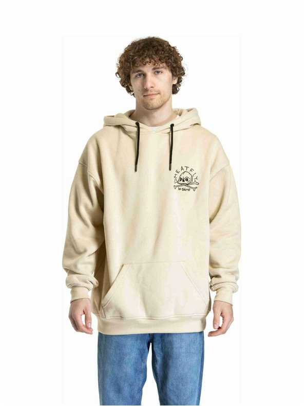 Meatfly Meatfly uniszex pulóver Fry Skull Beige