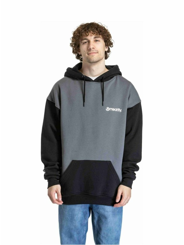 Meatfly Meatfly uniszex pulóver Fry Black / Grey