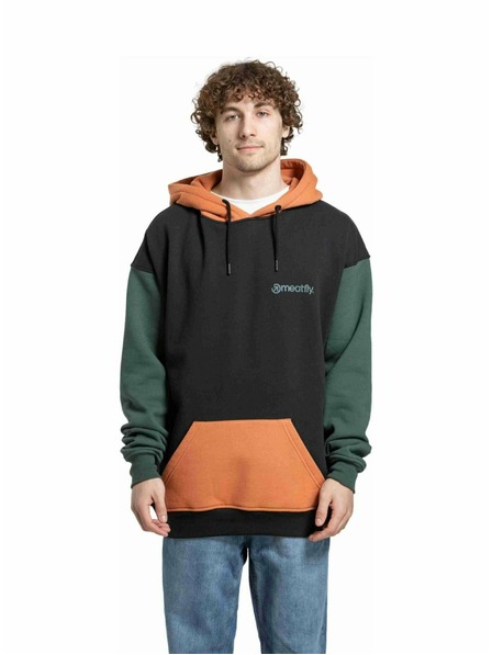 Meatfly Meatfly uniszex pulóver Fry Green / Sunbrun