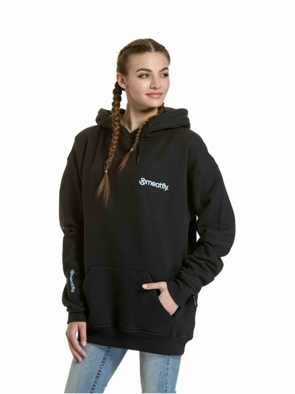 Meatfly Meatfly uniszex pulóver Fry Black