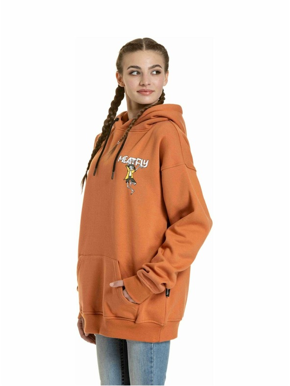 Meatfly Meatfly uniszex pulóver Fry Sunbrun