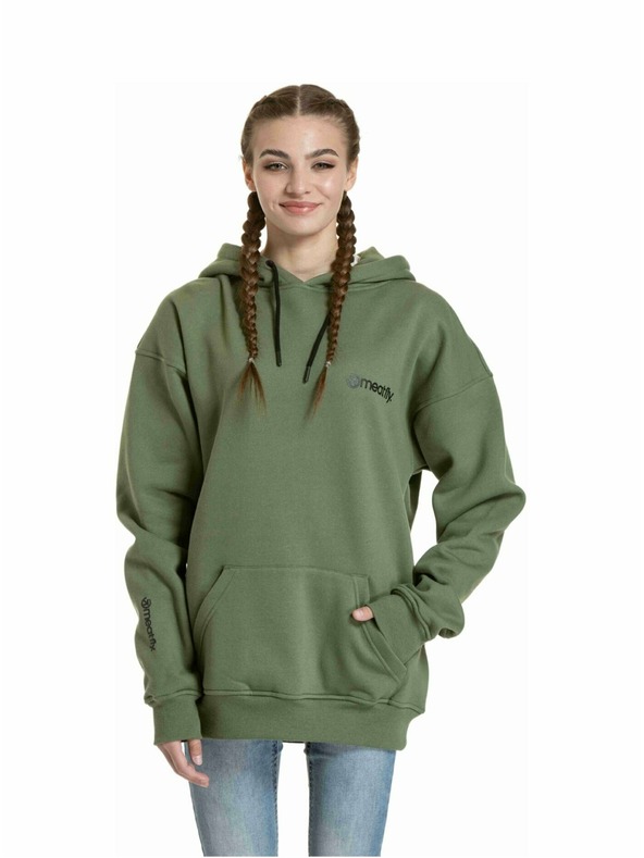 Meatfly Meatfly uniszex pulóver Fry Olive