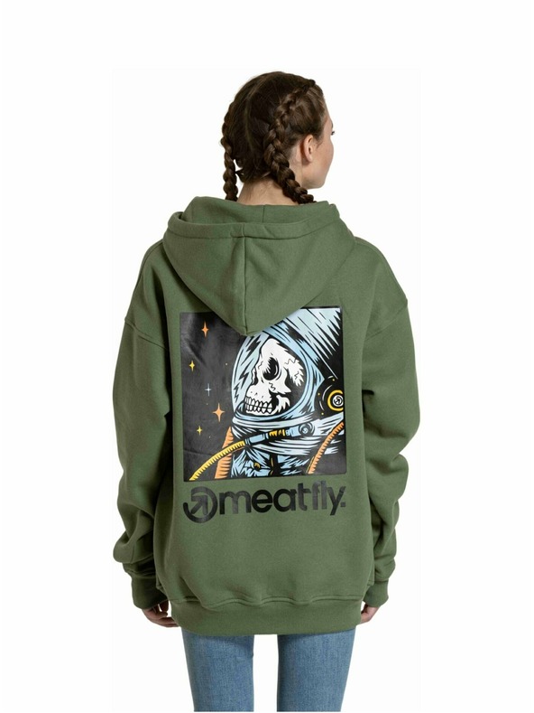 Meatfly Meatfly uniszex pulóver Fry Olive