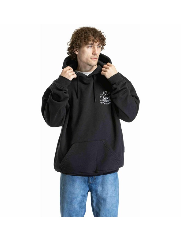 Meatfly Meatfly uniszex pulóver Fry Skull Black