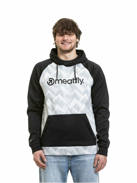 Meatfly Meatfly férfi technikai pulóver Gravel White Mountains