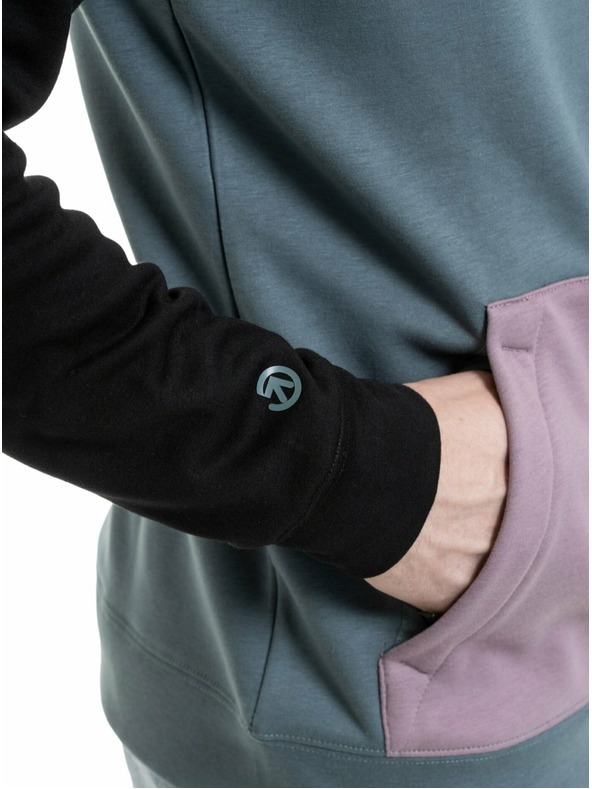 Meatfly Meatfly férfi technikai pulóver Gravel Orchid / Blue Sea