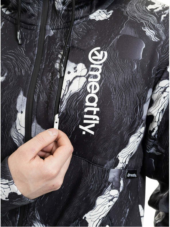 Meatfly Meatfly férfi technikai pulóver Lightyear Deep Lake