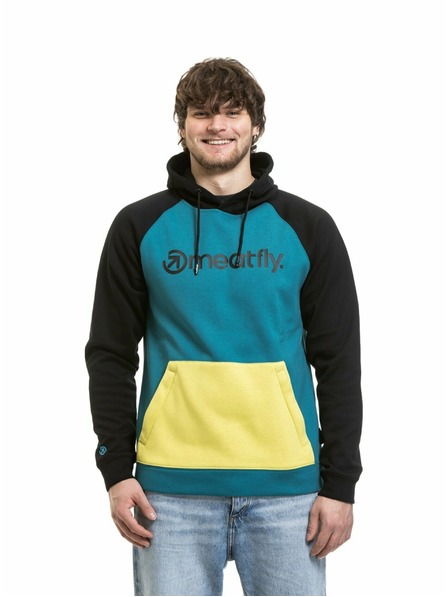 Meatfly Meatfly férfi technikai pulóver Gravel Hb Blue / Lime