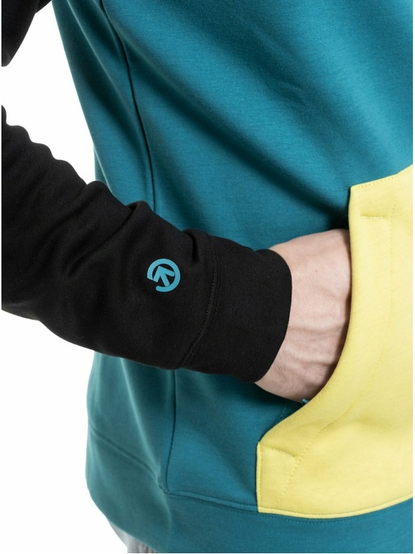 Meatfly Meatfly férfi technikai pulóver Gravel Hb Blue / Lime