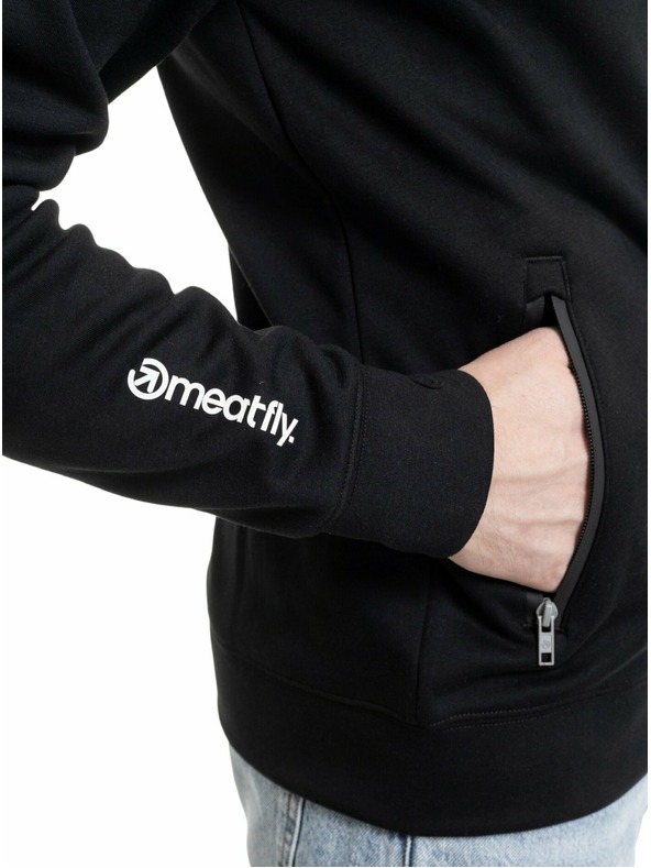 Meatfly Meatfly férfi technikai mikina Lightyear Grey / Black