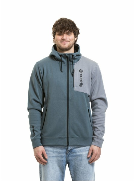 Meatfly Meatfly férfi technikai mikina Lightyear Blue Sea / Silver