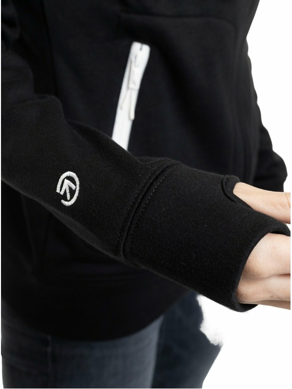 Meatfly Meatfly női technikai mikina Omni Black