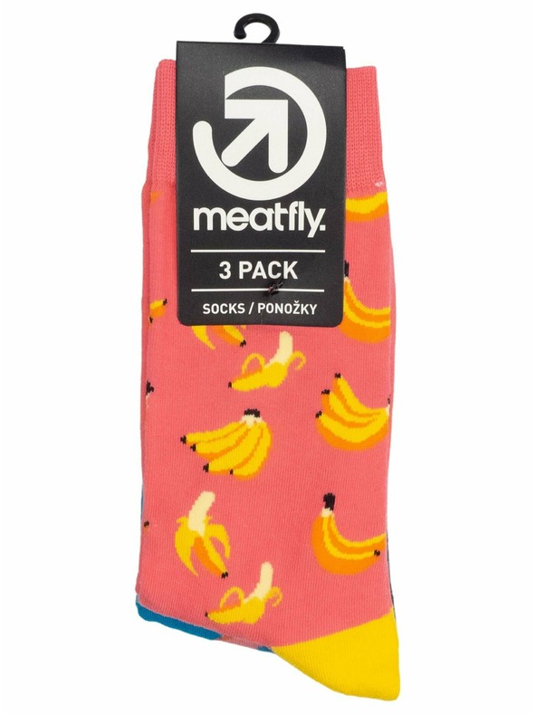 Meatfly Meatfly zokni Lexy Triple Pack Bananas
