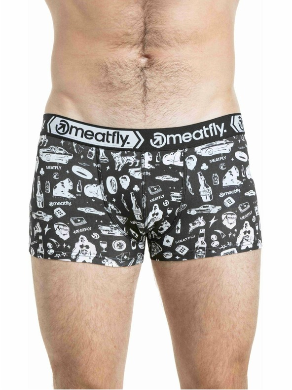 Meatfly Meatfly férfi boxeralsó Balboa Double Pack Riot Act Seamless