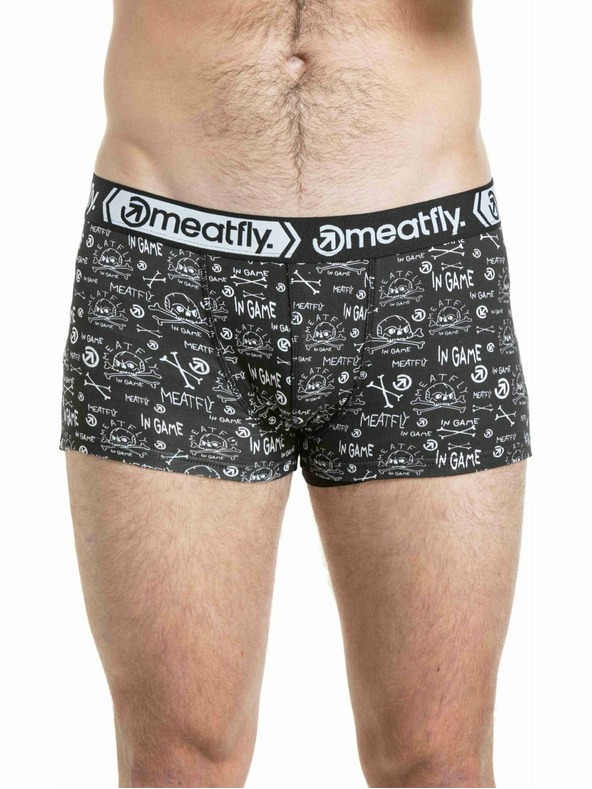 Meatfly Meatfly férfi boxeralsó Balboa Double Pack Million Dollar Skull