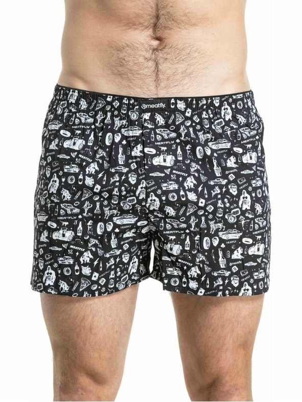 Meatfly Meatfly férfi boxer Agostino Riot Act Seamless Double Pack