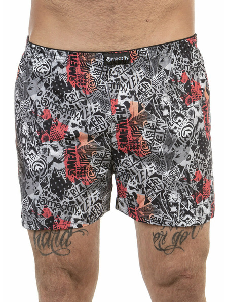 Meatfly Meatfly férfi boxer Agostino Double Pack B - Mosh