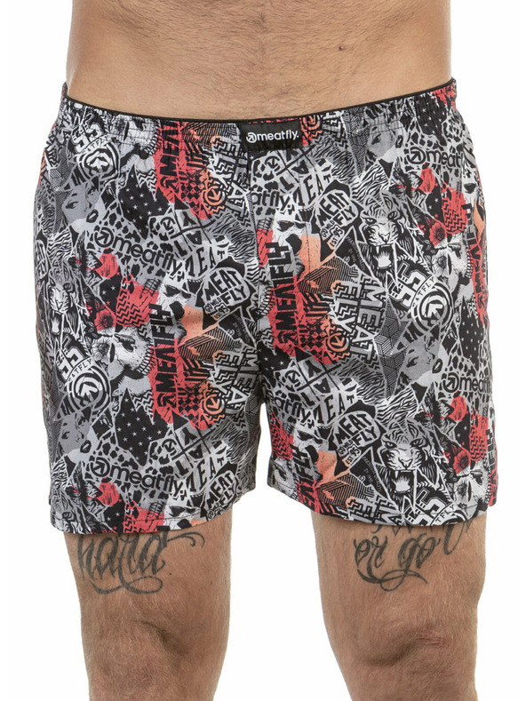 Meatfly Meatfly férfi boxer Agostino Double Pack B - Mosh