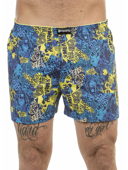 Meatfly Meatfly férfi boxer Agostino Double Pack B - Mosh