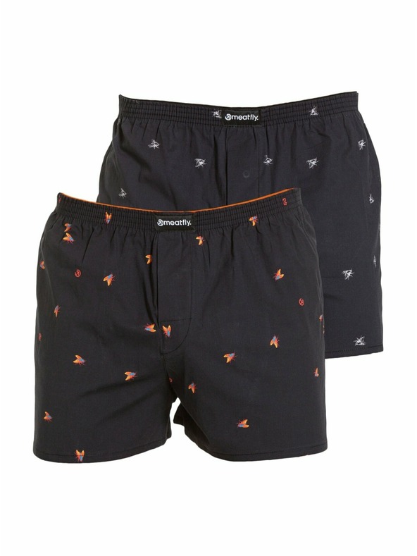 Meatfly Meatfly férfi boxer Agostino Double Pack I - Flies