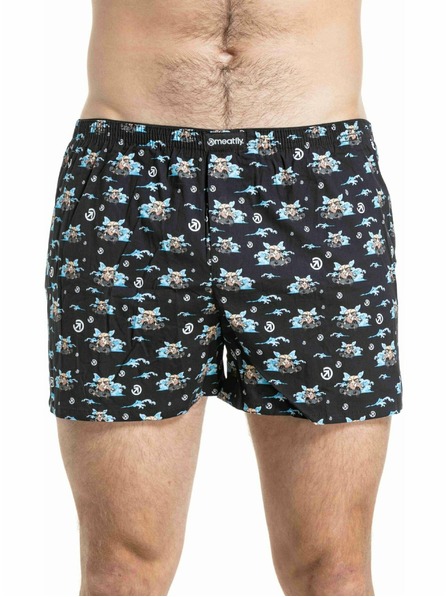 Meatfly Meatfly férfi boxer Agostino SK8 Skeleton / Fly Double Pack