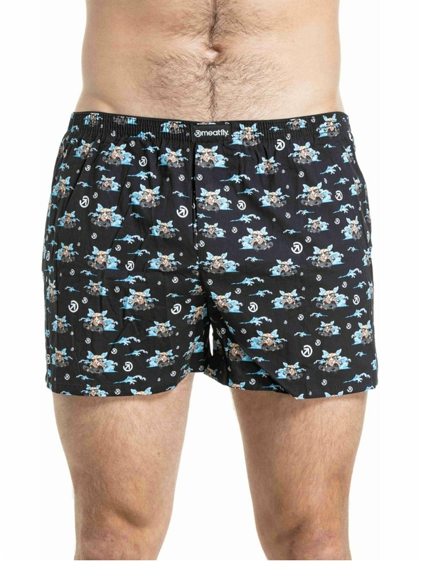 Meatfly Meatfly férfi boxer Agostino SK8 Skeleton / Fly Double Pack