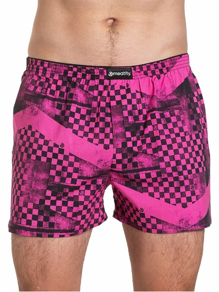 Meatfly Meatfly férfi boxer Agostino Double Pack J - Checkered
