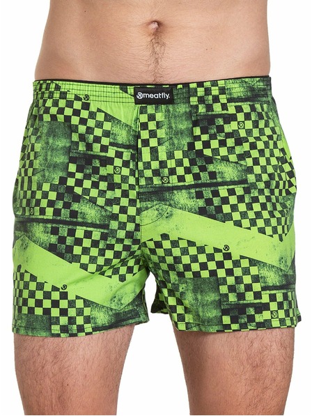 Meatfly Meatfly férfi boxer Agostino Double Pack J - Checkered