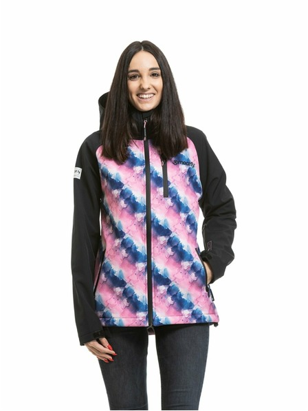 Meatfly Meatfly női softshell dzseki Zaja Black / Bubbles