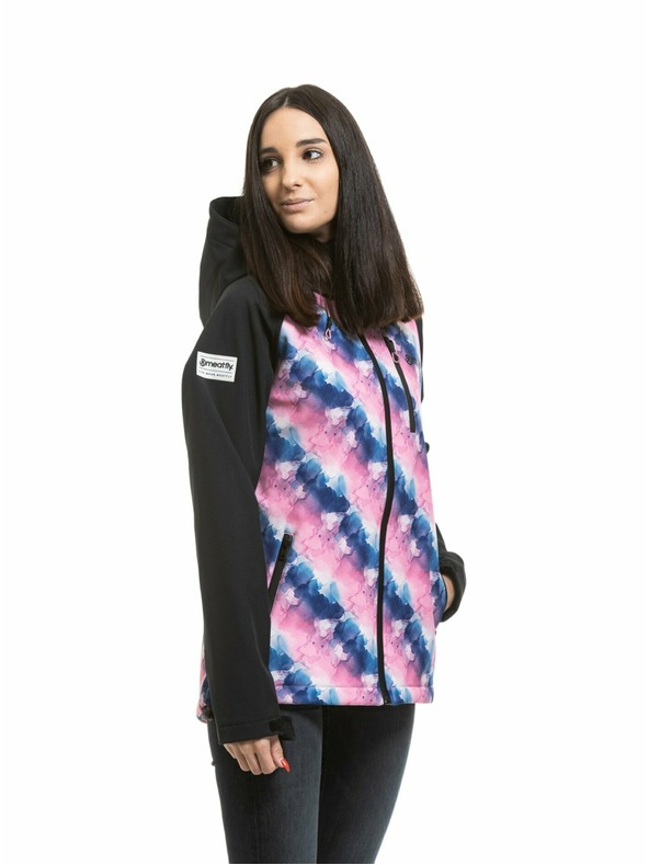 Meatfly Meatfly női softshell dzseki Zaja Black / Bubbles