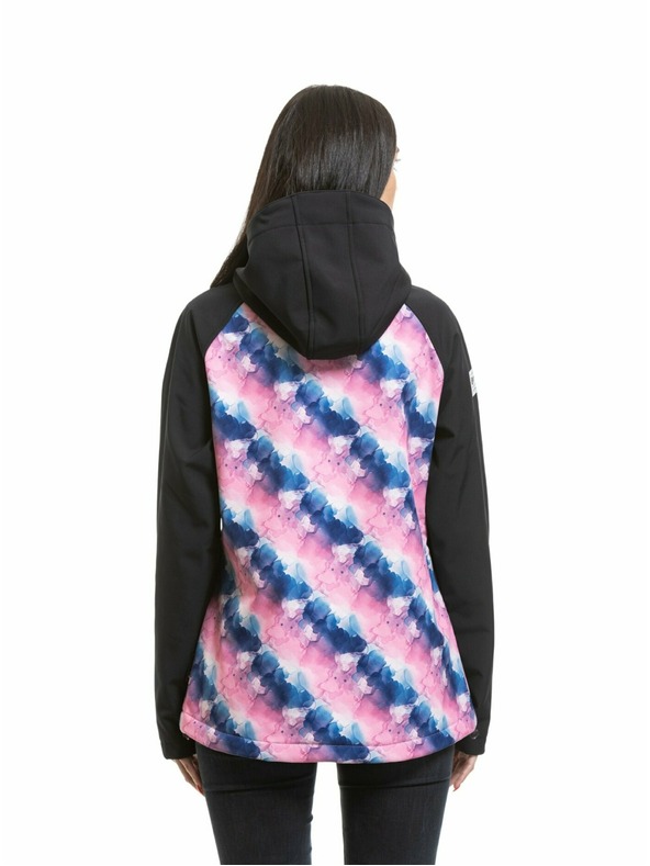 Meatfly Meatfly női softshell dzseki Zaja Black / Bubbles