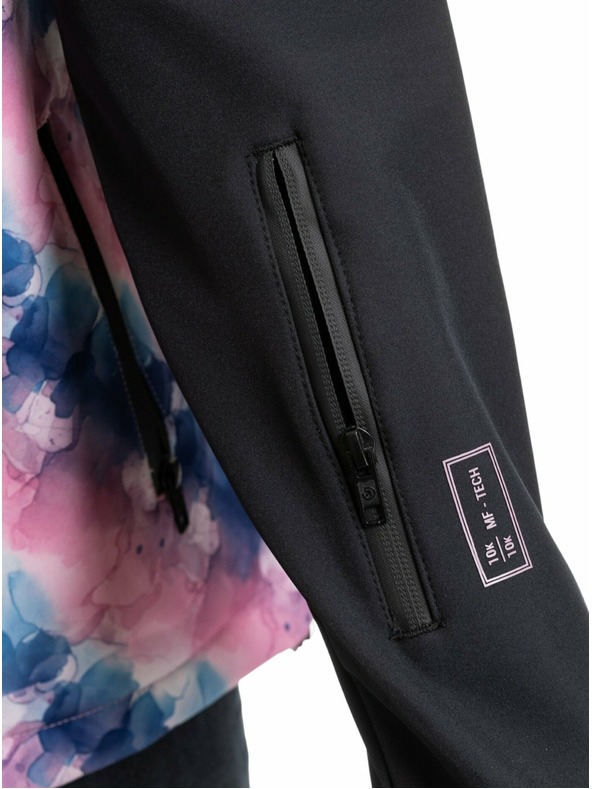 Meatfly Meatfly női softshell dzseki Zaja Black / Bubbles