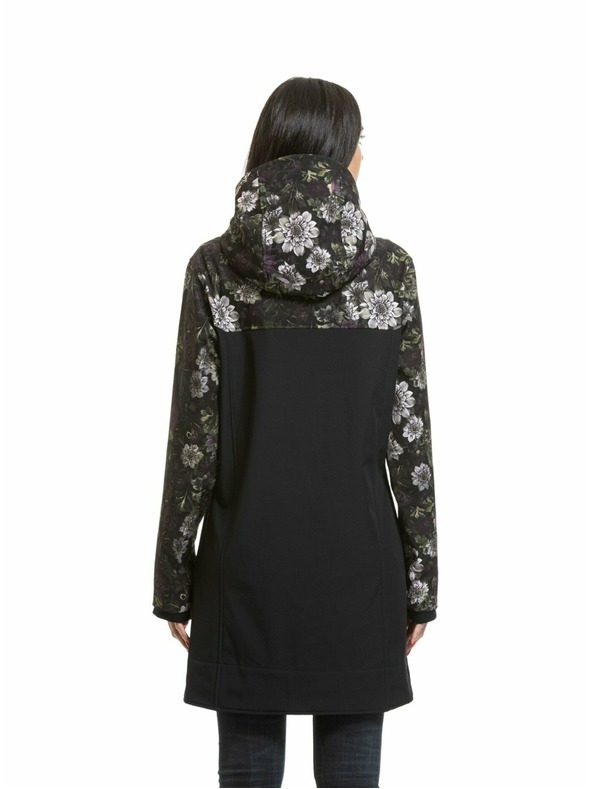 Meatfly Meatfly női softshell kabát Thea Straws / Black