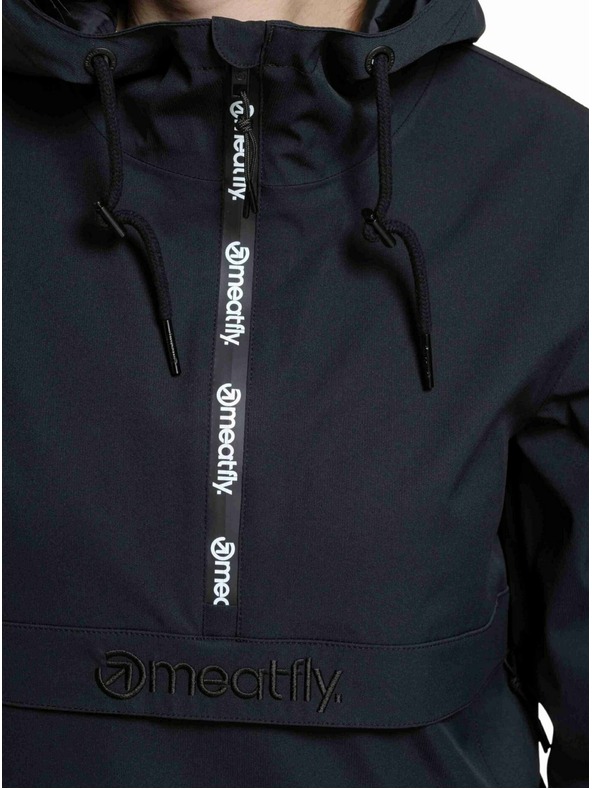 Meatfly Meatfly női street dzseki Kalle Black / Black Logo