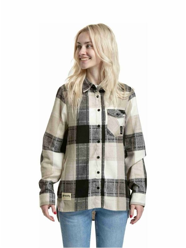 Meatfly Meatfly női ing Courtney Beige