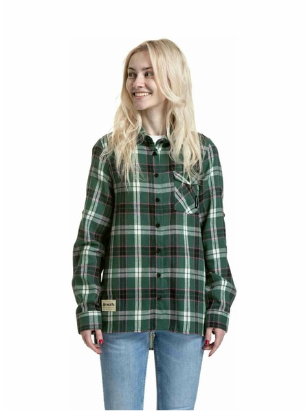 Meatfly Meatfly női ing Courtney Dark Green